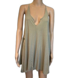 Urban Outfitters Out From Under Mini Dress size S/P Olive Green A210